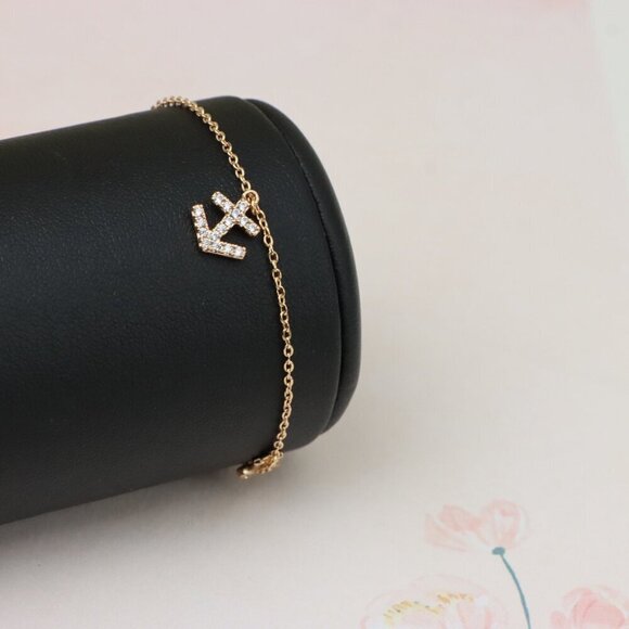 "Rose Gold Chain Bracelet with Anchor & Travel Charms for Women, XPBL0854 - Picture 10 of 13